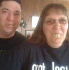 Shane and his mother, Michele, in a close-up selfie.